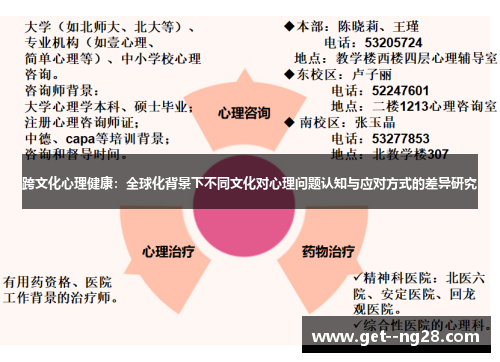 跨文化心理健康:全球化背景下不同文化对心理问题认知与应对方式的差异研究 跨文化心理健康:全球化背景下不同文化对心理问题认知与应对方式的差异研究